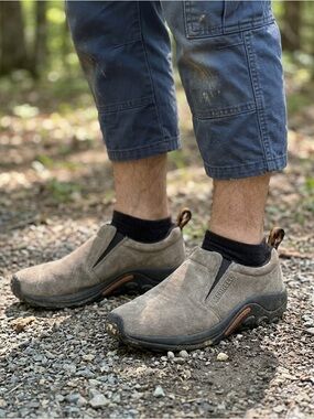 Merrell  Men’s Jungle Moc, Gunsmoke Suede, size 11, very good condition